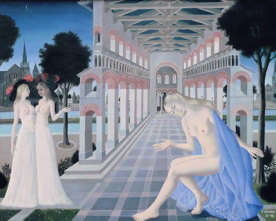 Sérénité, Paul Delvaux, 1970.