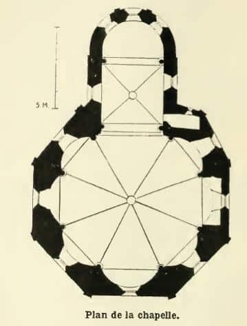 Plan de la Chapelle templière